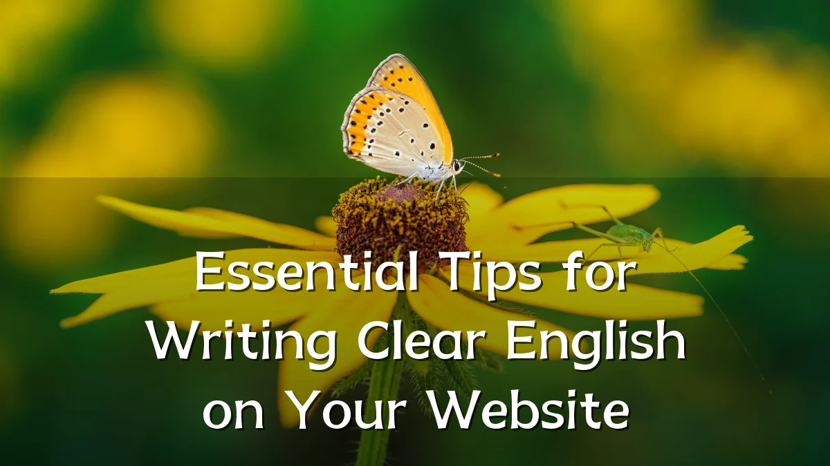 Essential Tips for Writing Clear English on Your Website