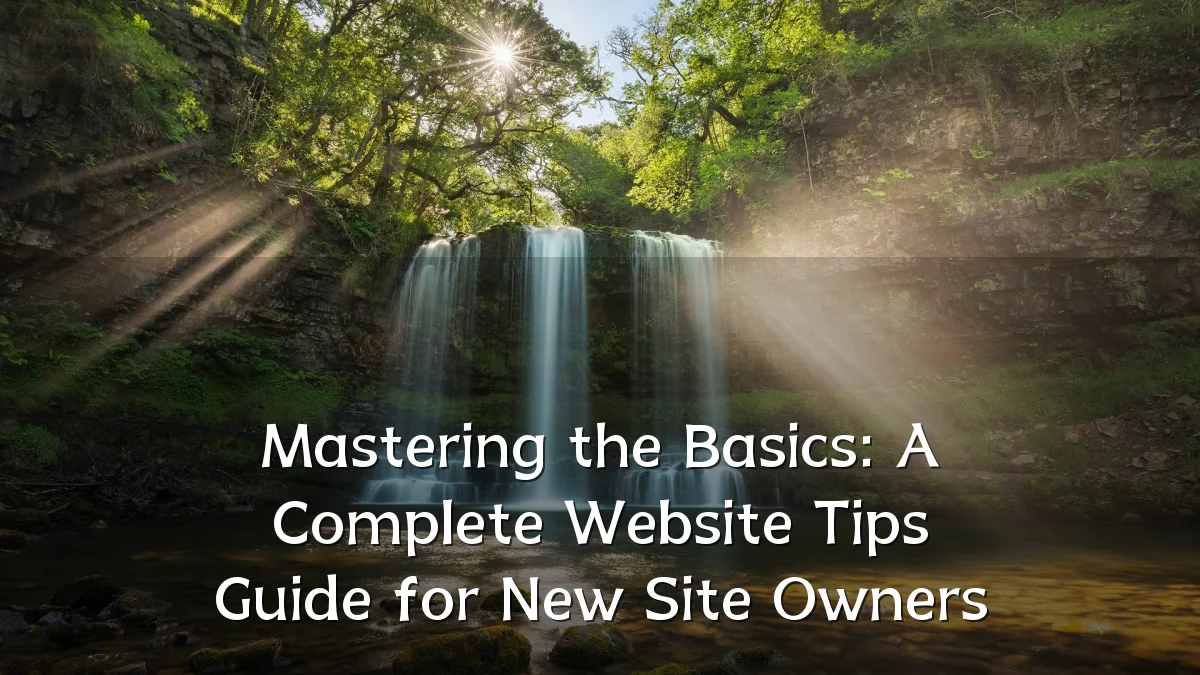 Mastering the Basics: A Complete Website Tips Guide for New Site Owners