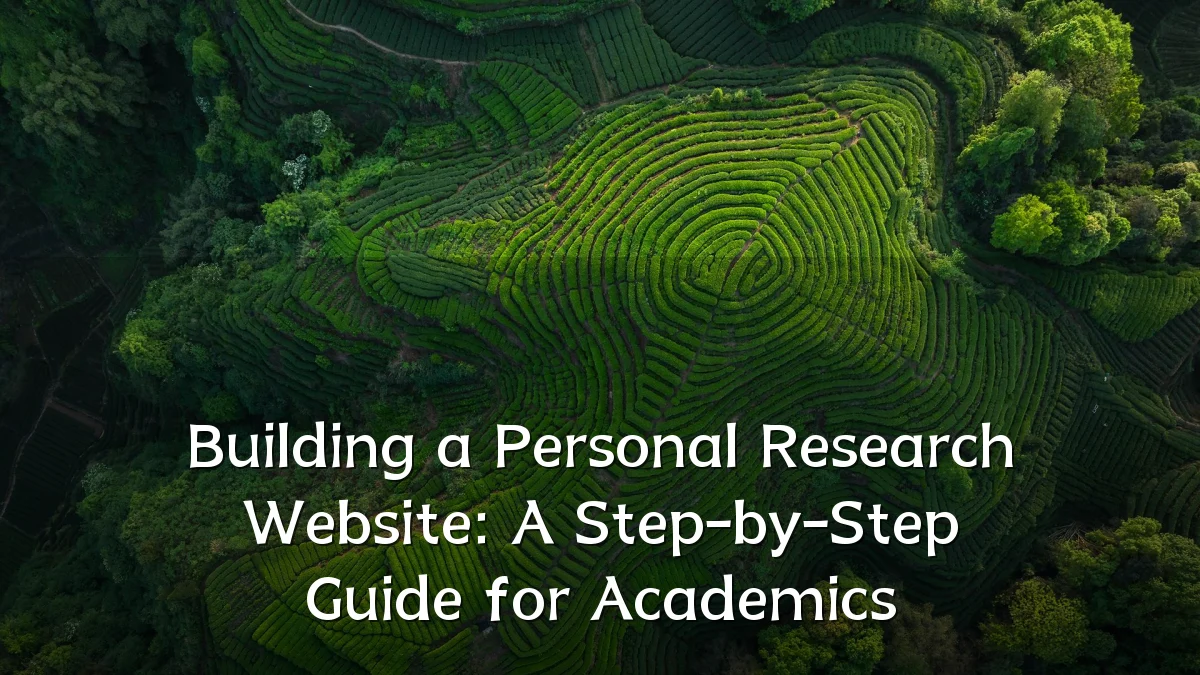 Building a Personal Research Website: A Step-by-Step Guide for Academics