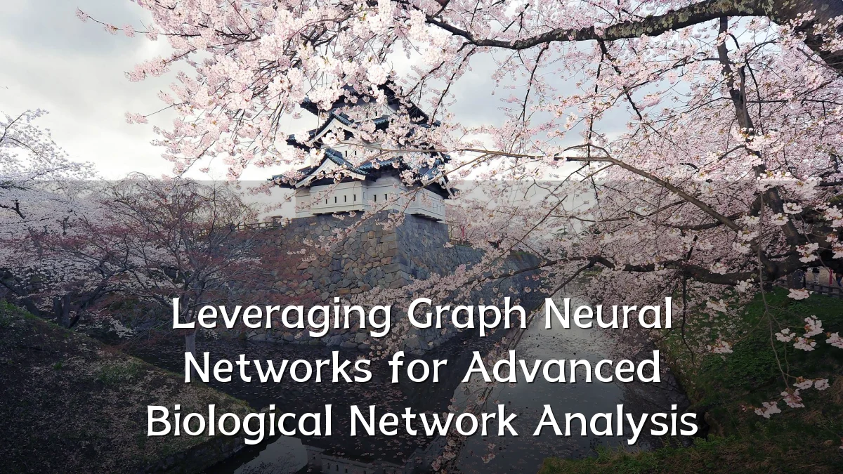 Leveraging Graph Neural Networks for Advanced Biological Network Analysis