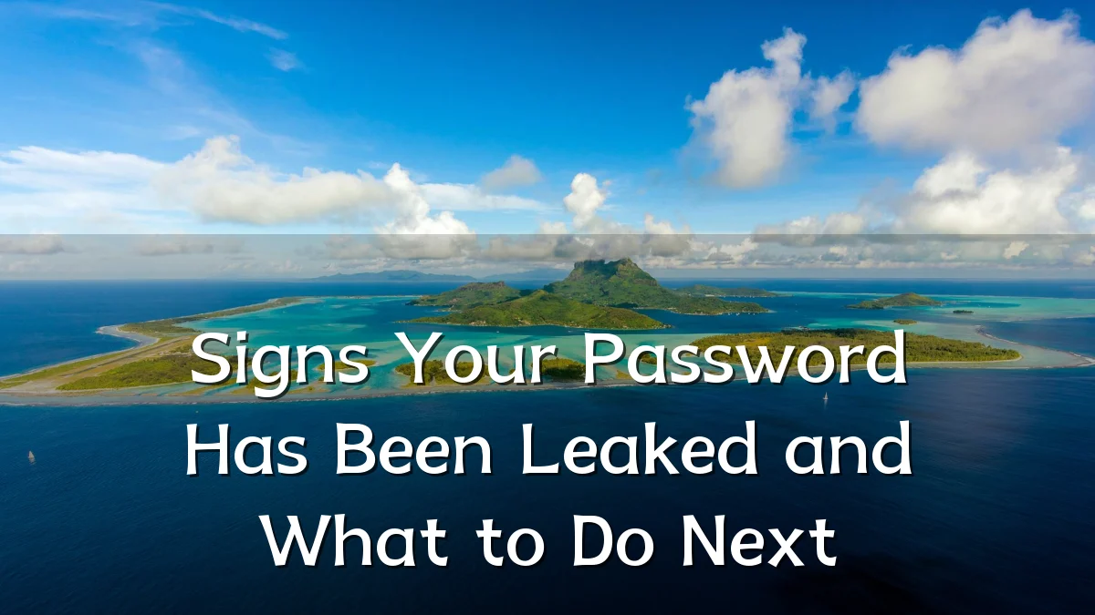 Signs Your Password Has Been Leaked and What to Do Next