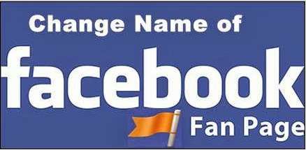 How to change Name of a Facebook Page