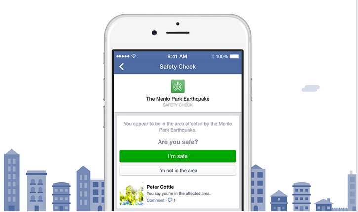 Facebook Launching its new Safety Check tool today