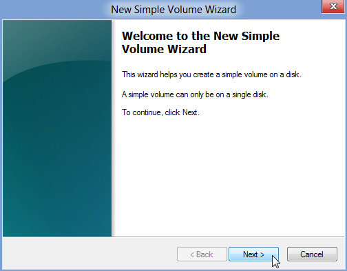 New-Simple-Volume-wizard