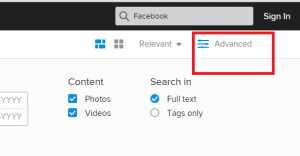 Advanced-flickr-search
