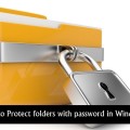 How to Protect folders with password in Windows 8