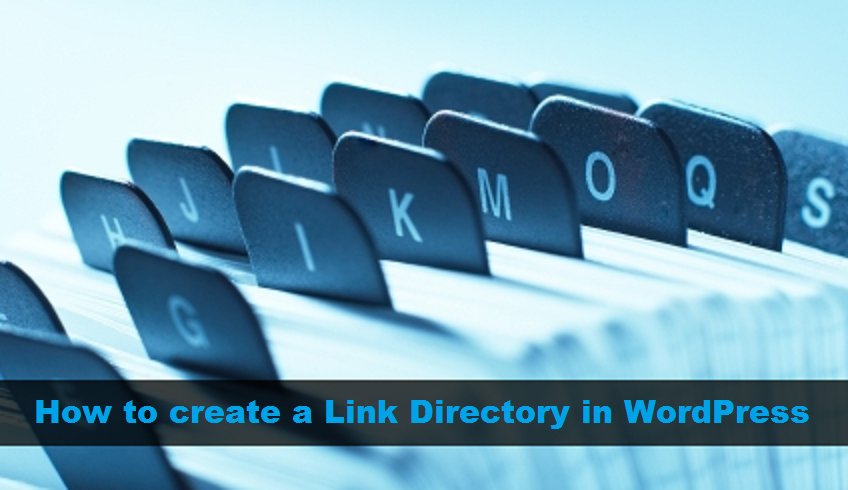 How to create a Link Directory in WordPress