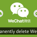 How to permanently delete WeChat account?