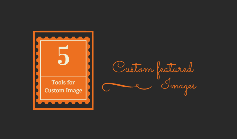 create Custom post featured images