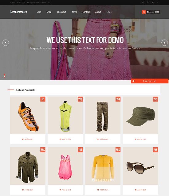 E-commerce Blogger Templates