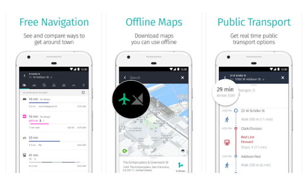 offline navigation app
