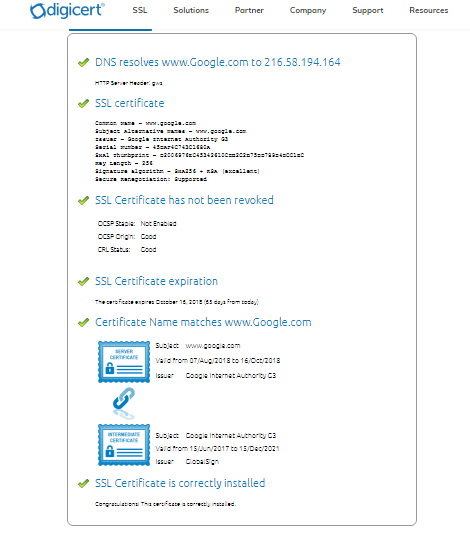 SSL testing tool